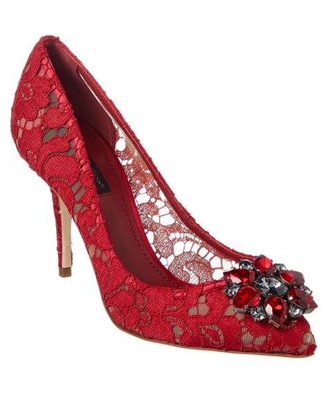 bellucci pumps dolce gabbana|taormina pump in lace.